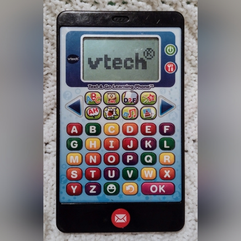 Vtech ABC Text And Go Learning Phone Interactive Educational Toy Tested Works